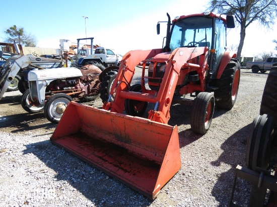 KUBOTA M9540 TRACTOR W/ KUBOTA LA1353 LOADER (SHOWING APPX 1,491 HOURS,UP TO BUYER TO DO THEIR DUE D