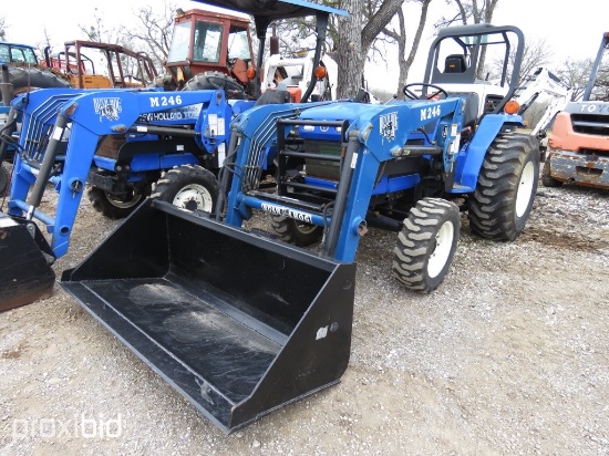 NH TC30 TRACTOR W/ LOADER (SHOWING APPX 435 HOURS, UP TO BUYER TO DO THEIR DUE DILLIGENCE TO CONFIRM