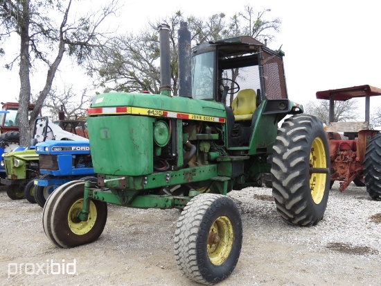 JD 4430 TRACTOR (NO SERIAL PLATE) (UNKNOWN HOURS, UP TO BUYER TO DO THEIR DUE DILLIGENCE TO CONFIRM