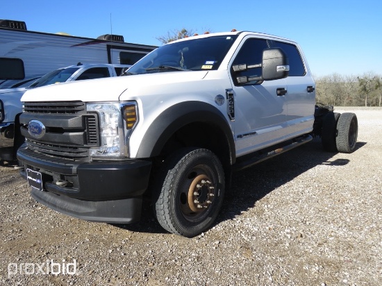 2018 FORD F450 POWERSTROKE PICKUP (SHOWING APPX 210,642 MILES,UP TO BUYER TO DO THEIR DUE DILLIGENCE