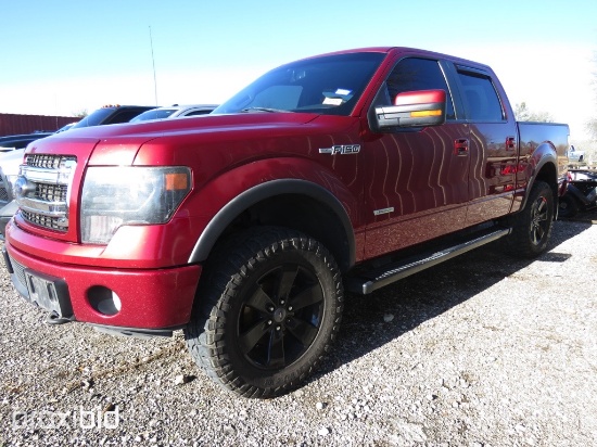 2013 FORD F150 PICKUP 4X4 (SHOWING APPX 268,006 MILES,UP TO BUYER TO DO THEIR DUE DILLIGENCE TO CONF