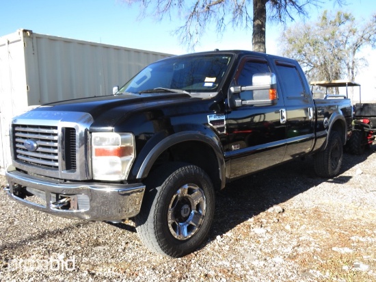 2008 FORD F250 LXT POWERSTROKE PICKUP (SHOWING APPX 293,351 MILES,UP TO BUYER TO DO THEIR DUE DILLIG