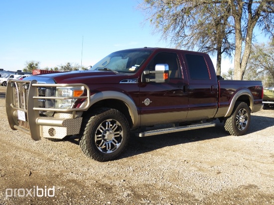2012 FORD F250 POWERSTROKE PICKUP (SHOWING APPX 353,475 MILES,UP TO BUYER TO DO THEIR DUE DILLIGENCE