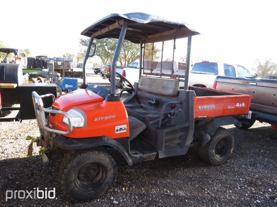 KUBOTA RTV900 (SERIAL # 85206) (NOT RUNNING)