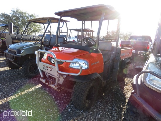 KUBOTA RTV900 (SHOWING APPX 1,025 HOURS,UP TO BUYER TO DO THEIR DUE DILLIGENCE TO CONFIRM MILEAGE, A