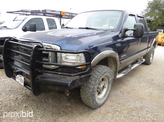 2003 FORD F250 POWERSTROKE (SHOWING APPX 189,609 MILES,UP TO BUYER TO DO THEIR DUE DILLIGENCE TO CON