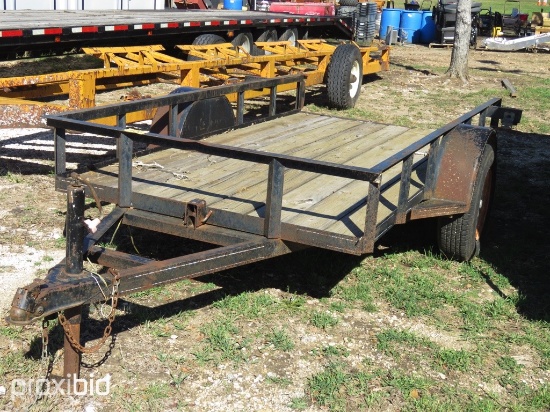 1988 5' X 10' TILT LOWBOY TRAILER (REGISTRATION RECEIPT ON HAND AND WILL BE MAILED CERTIFIED WITHIN