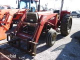 MF 270 TRACTOR W/ MF 236 LOADER BALE SPEAR & BUCKET (SHOWING APPX 3,834 HOURS,UP TO BUYER TO DO THEI