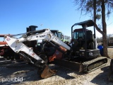 BOBCAT E35 MINI X EXCAVATOR (SHOWING APPX 2,980 HOURS,UP TO BUYER TO DO THEIR DUE DILLIGENCE TO CONF