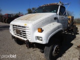 2001 CHEVROLET C6500 TRUCK FRAME (NO MOTOR OR TRANSMISSION) (VIN # 1GBJ6H1C61J501257) (TITLE ON HAND