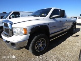 2005 DODGE 2500 CUMMINS PICKUP (SHOWING APPX 220,093 MILES,UP TO BUYER TO DO THEIR DUE DILLIGENCE TO