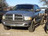 2002 DODGE 1500 PICKUP (SHOWING APPX 262,189 MILES,UP TO BUYER TO DO THEIR DUE DILLIGENCE TO CONFIRM