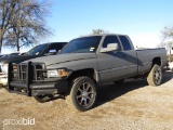 2001 DODGE 2500 4 X 4 PICKUP DIESEL (SHOWING APPX 279,818 MILES, UP TO BUYER TO DO THEIR DUE DILLIGE