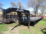 X-CEL 35' + 5' DOVE TANDEM DUAL TRAILER (TITLE ON HAND AND WILL BE MAILED CERTIFIED WITHIN 14 DAYS A