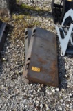 2 - SKID STEER WELD PLATES