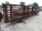 8 - 24' CATTLE PANELS W/ 10' GATE