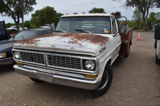 1970 FORD 1 TON PICKUP (VIN # F35YKH35229) (SHOWING APPX 69,637 MILES) , UP TO BUYER TO DO THEIR DUE