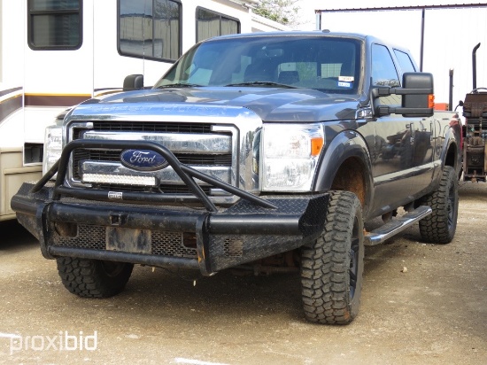 2014 FORD F250 PICKUP 4X4 (NEEDS MOTOR, NOT RUNNING) (VIN # 1FT7W2BT1EEB76632) (TITLE ON HAND AND WI