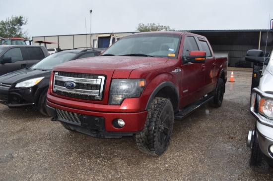 2013 FORD F150 PICKUP 4X4 (VIN # 1FTFW1ET4DKD64336) (SHOWING APPX 269,577 MILES,UP TO BUYER TO DO TH