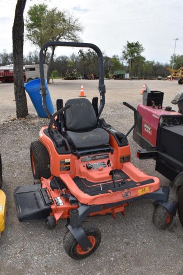 KUBOTA ZG222 ZERO TURN (SERIAL # 12101) (SHOWING APPX 535 HOURS, UP TO BUYER TO DO THEIR DUE DILLIGE