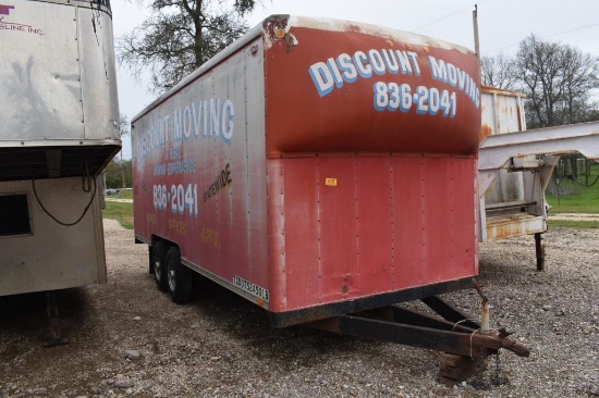 1992 WELLS 20' CARGO TRAILER (NEW TIRES) (VIN # 1WC200J22N2019845) (TITLE ON HAND AND WILL BE MAILED