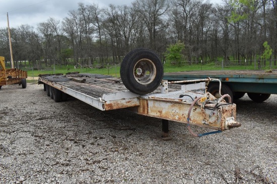 1984 -30' 3 TRIPLE AXLE PINTLE HITCH TRAILER (VIN # TR154603) (TITLE ON HAND AND WILL BE MAILED CERT