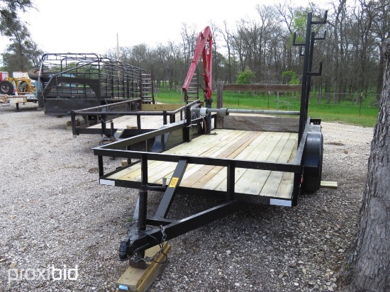 2006 14' LOWBOY WIRE TRAILER (VIN # 5RHCT14246H002052) (TITLE ON HAND AND WILL BE MAILED CERTIFIED W