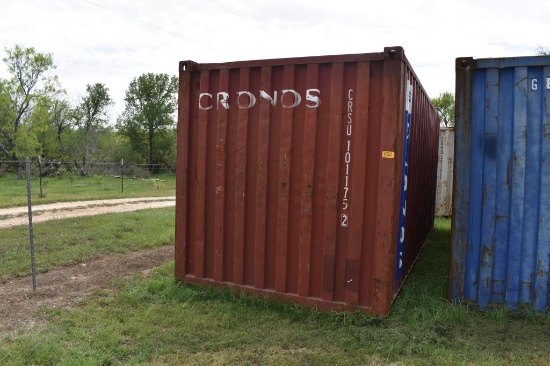 20' STORAGE CONTAINER (RED)