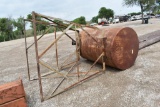 500 GALLON FUEL TANK ON STAND