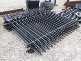 6 - 8' WROUGHT IRON FENCE PANELS