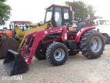 MAHINDRA 4035 PST TRACTOR W/ MAHINDRA LOADER (SERIAL # C40P1212) (SHOWING APPX 220 HOURS, UP TO BUYE