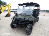 POLARIS RANGER CREW 800 (VIN # 4XAWU76A402177049) (SHOWING APPX 910 HOURS, UP TO BUYER TO DO THEIR D