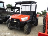 KUBOTA RTV900 (SERIAL # 25917) (SHOWING APPX 2,416 HOURS, UP TO BUYER TO DO THEIR DUE DILLIGENCE TO