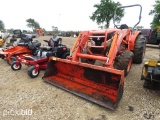 KUBOTA L3940 TRACTOR W/ KUBOTA LA724 LOADER (SERIAL # NOT LEGIBLE) (SHOWING APPX 1,135 HOURS, UP TO