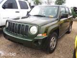 2008 JEEP PATRIOT (NOT RUNNING) (VIN # 1J8FT28W18D500638) (SHOWING APPX 266,907 MILES, UP TO BUYER T