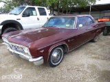 1966 CHEVROLET IMPALA (VIN # 164696L150937) (SHOWING APPX 72,858 MILES, UP TO BUYER TO DO THEIR DUE