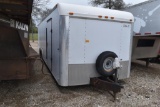 2000 HAULMARK 28' CARGO ELITE II RACE CAR TRAILER (NEW TIRES) (VIN # 16HGB2822YH065320) (TITLE ON HA