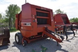 HESSTON 856-A ROUND BALER W/ MONITOR AND MANUAL