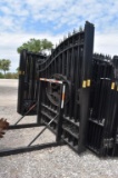 2 - 7' WROUGHT IRON GATES (DEER)