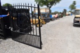 2 - 7' WROUGHT IRON GATES (CATTLE)