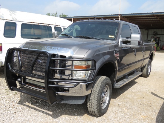 2009 FORD F250 PICKUP POWERSTROKE DIESEL 4 X 4 PICKUP (VIN # 1FTSW21R49EB05334) (SHOWING APPX 217,62