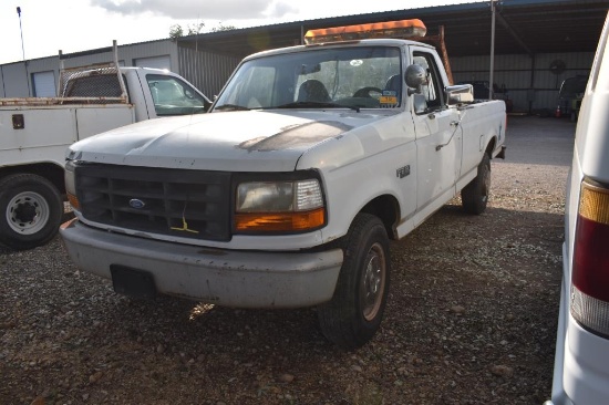 1997 FORD F250 PICKUP (NEEDS RADIATOR) (VIN # 3FTHF25H4VMA54854) (UNKNOWN MILES, UP TO BUYER TO DO T