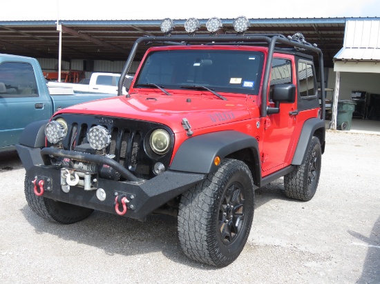 2015 WILLY'S JEEP (VIN # 1C4AJWAG8FL575759) (SHOWING APPX 163,528 MILES, UP TO BUYER TO DO THEIR DUE