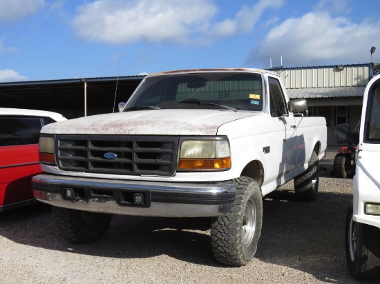 1993 FORD F250 PICKUP DIESEL, (VIN # 1FTHF25M7PNA57687) (SHOWING APPX 329,893 MILES, UP TO BUYER TO