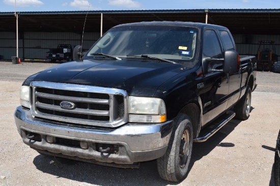 2004 FORD F250 PICKUP POWERSTROKE (VIN # 1FTNW20P34EA19910) (SHOWING APPX 257,471 MILES, UP TO BUYER