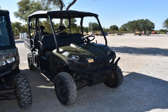2011 POLARIS 800 RANGER CREW (VIN # 4XAWH76A1C2256904) (SHOWING APPX 820 HOURS, UP TO BUYER TO DO TH
