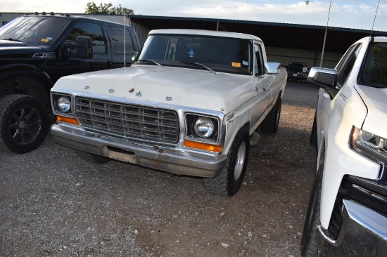 1978 FORD F250 PICKUP (VIN # F25SKAG3951) (SHOWING APPX 86,709 MILES, UP TO BUYER TO DO THEIR DUE DI