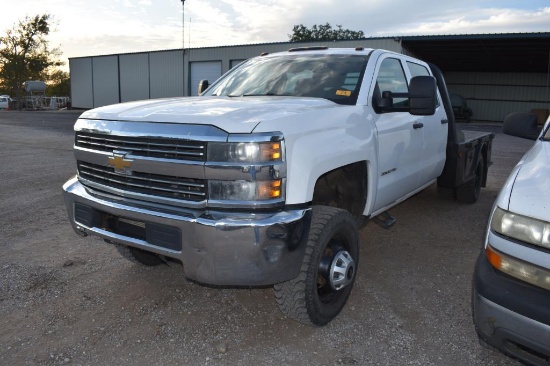 2015 CHEVROLET 3500 PICKUP H.D. (VIN # 1GB4CYCG8FF536818) (TITLE ON HAND AND WILL BE MAILED CERTIFIE