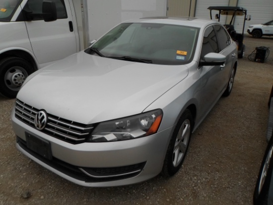 2013 VOLKSWAGON PASSAT CAR (VIN # 1VWBN7A35DC144494) (SHOWING APPX 144,746 MILES, UP TO BUYER TO DO