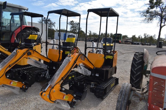 CE MINI EXCAVATOR (ZERO HOURS, UP TO BUYER TO DO THEIR DUE DILIGENCE TO CONFIRM HOURS, AUCTION COMPA